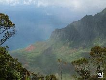 Kalalau Valley from
                Koke'e State Park