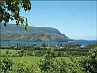 The Hanalei Valley overlook on Kauai.