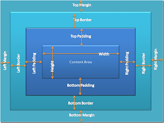 CSS Box Model.