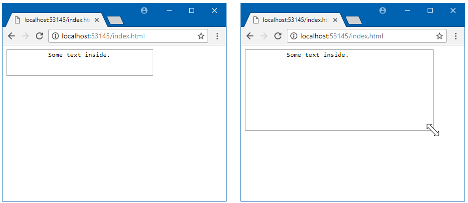 jQuery UI Resizable.