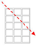 Image of Processing a Table Diagonal.