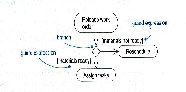 Example of an Activity Diagram Branch.