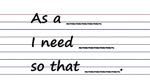 User Stories.