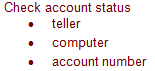 Check Account Status.